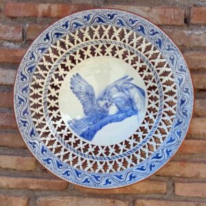 Plato calado cernícalos