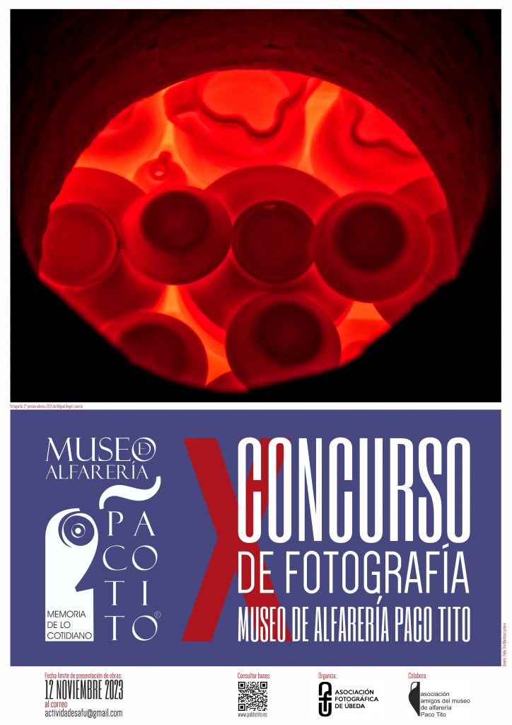 Cartel X Concurso de Fotografía Museo de Alfarería Paco TITO
