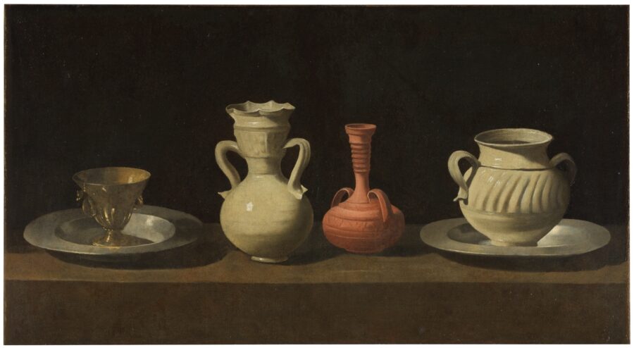 Bodegón con cacharros. Francisco de Zurbarán. Museo del Prado